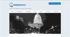 Desktop Screenshot of fivefortysix.com
